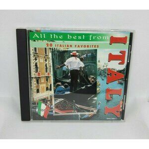 1996 All The Best From Italy: 40 Italian Favorites 1 Disk No Scratches Clean